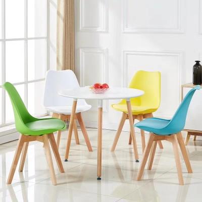 China Modular Colorful Home Furniture Top Furniture Modern PU Leather Wooden Garden Chairs Dining Chair for sale