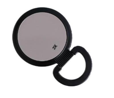 China Plastic Round Double Sides Non-Specific Colored Folding Mirror Table Cosmetic Mirror For Makeup for sale