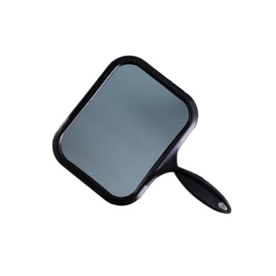 China Large Square Glass Handheld Mirror Non-Specific Side View Plastic Simple Cosmetic Mirror for sale