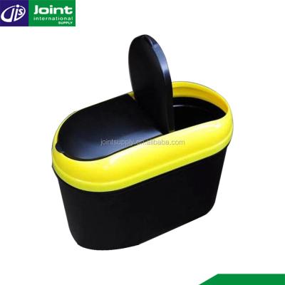 China Convenient Universal Car Trash Can Car Plastic Garbage Trash Can Garbage Bin for sale