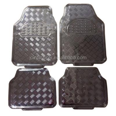 China Universal &Middle 56X25.5cm and 41X45cm Front & Rear 69.5X45cm PVC/Plastic PVC Car Floor Mats JT-S1602-4 4/5pcs for sale