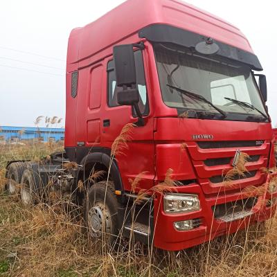 China Hot and Cheap Price Sinotruk Used Tractor Truck Trailer Head HOWO 6X4 371HP 10wheels 5700x2500x3850mm for sale