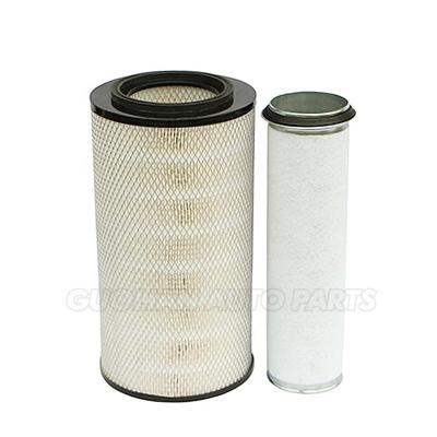 China Superior Fiberglass/Stainless Steel Truck EQ145 Air Filter Element K2036 Cotton Paper White Engine Parts Dongfeng For Liuqi, Yuchai, Yutong, Weiyang, Xinlian for sale