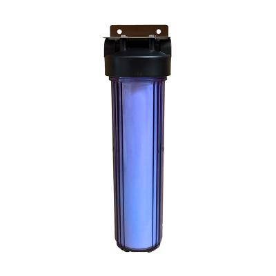 China Best Outdoor 1 Stage 20 Inch Prefiltration Water Purifier Filter Housing Water Filter for sale