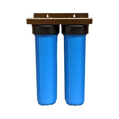 China Outdoor Eco 20 Inch 2 Stages Water Filter Water Purifier Commercial System for sale