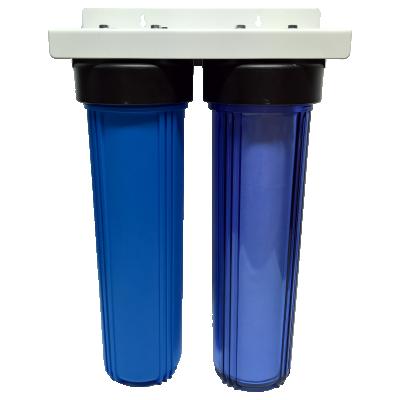 China Outdoor Household 2 Stage 20 Inch Jumbo Water Purifier Filtration System for sale