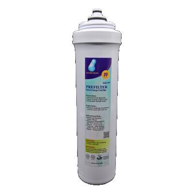 China Prefiltration Quick Change Water Filter Cartridge for sale