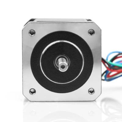 China 3D Printer Smooth Movement 1.8 Degree 2 Phase 3D Stepper Motor NEMA17 48mm Printer CE Approved CNC Machine for sale