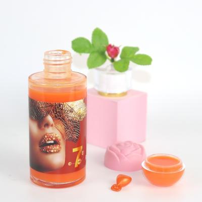 China Anti-Wrinkle Size Quality Customize 7 Days Whitening Fruit Organic Vitamin C Anti Aging Lightening Facial Serum for sale