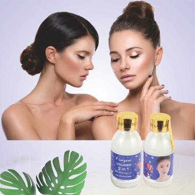 China Moisturizing Cream Fast 5 Days Whitening Collagen Serum Private Label Frozen Facial Brightening Anti Wrinkle Skin Care Serum for sale