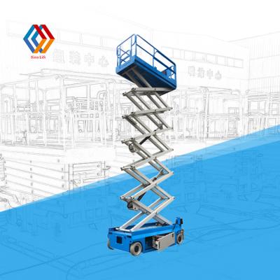 China 10m Self Propelled Scissor Lift Table Scissor Lift Self Propelled Hydraulic Lift Platform for sale