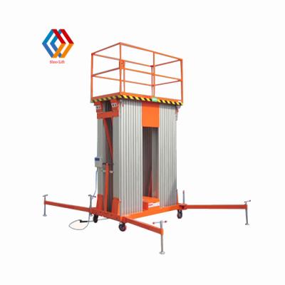 China Widely For Gymnasium Four Mast Aluminum Alloy Lift Platform for sale