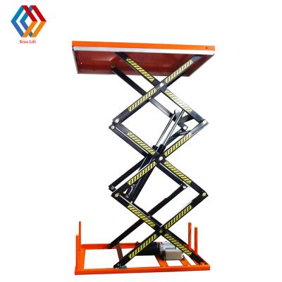 China Widely CE Electric Fixed Hydraulic Stationary Scissor Lift Platform Lift with High Quality for sale