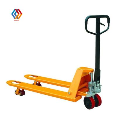 China Manual Pallet Forklift Truck Platforms Hotels Hydraulic Equipment for sale