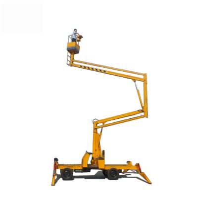 China Hotels Large Capacity Boom Elevator Platform Hinged Cherry Picker Lift Platform With Good Price for sale