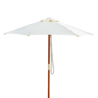 China 2m Table Umbrella Patio Garden Sun Umbrella Modern High Quality Outdoor Wood Umbrella Outdoor Garden Umbrellas for sale