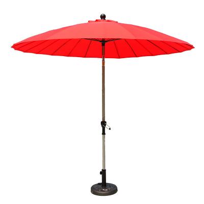 China Modern 2.7M Hot Sale High Quality Waterproof Garden Umbrella Outdoor Beach Patio fiberglass Parasol Garden Leisure Umbrella for sale