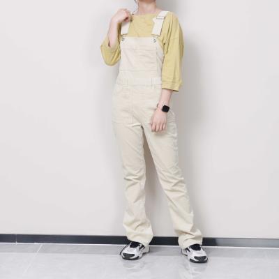 China Micro-bomb factory price hot sale fashion newest overall for women denim overalls for sale