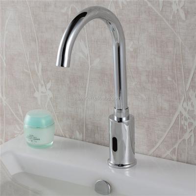 China Sense Faucets Gooseneck Motion Shut Off Automatic Faucet Sensor Faucet Bathroom for sale