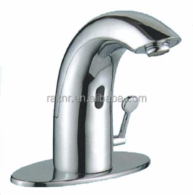 China Sense Faucets Wholesale Touchless Hands Chrome Sink Bathroom Sensor Free Automatic Faucet for sale