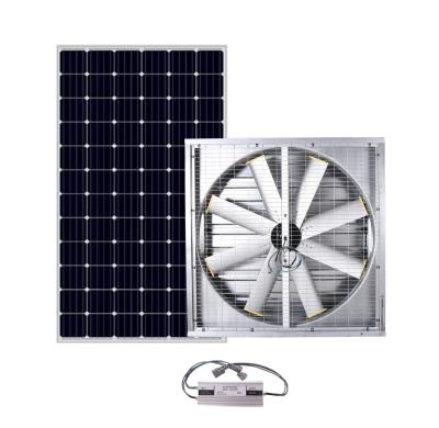 China Factory Good Quality 380W Large Exhaust Fan With Solar Panel Ventilation Fan Solar Air Ventilation for sale