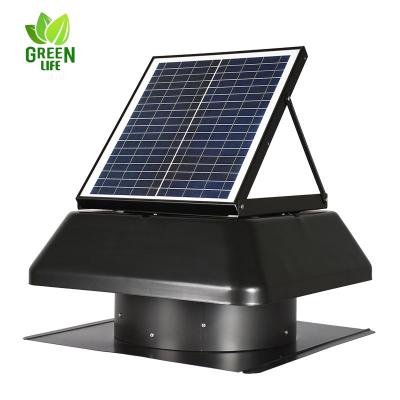 China Household Duct Goods Around Ventilation 60W Solar Attic Fan Gable Air Cooler Solar Roof Fan M for sale