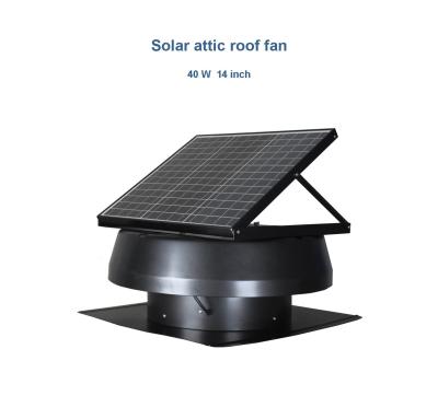 China Solar Panel DUCT KITS Solar Panel Power System Recessed DC Square Motor Industry Cover Solar Exhaust Fan for sale