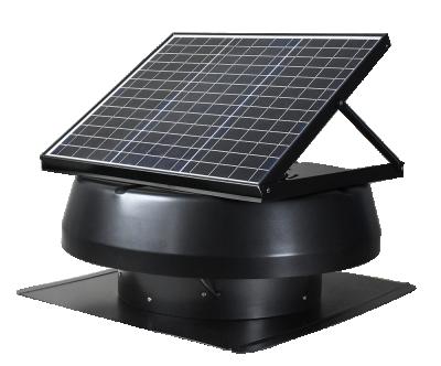 China Hotels Rooftop Air Extractor Home Ventilation Exhaust Fan Solar Attic Fan ip68 for sale