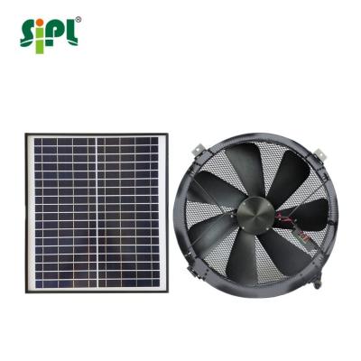 China Garment Shop Solar Powered Wall Exhaust Fan Natural Ventilation Fan DC Solar Kit for sale