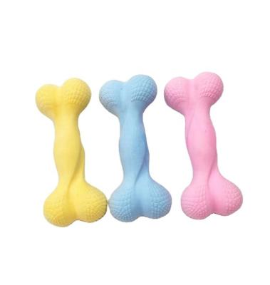 China Viable Bone Shaped TPR Rubber Dog Chew Pet Toy for sale