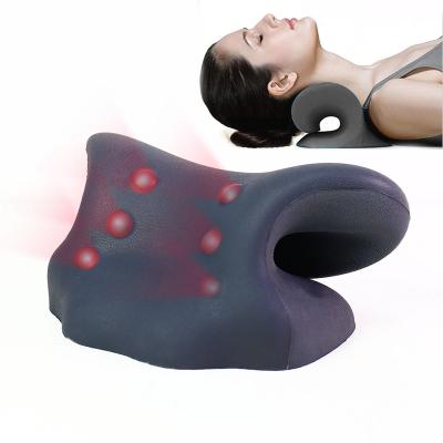 China 2020 Anti-static New Cervical Neck Shoulder Relaxer Massage Traction Pillow for sale