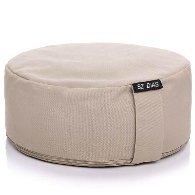 China Magnetic Round Chair Zabuton Zen Pillow Bolster Zafu Buckwheat Adjustable Natural Portable Yoga Meditation Cushion for sale