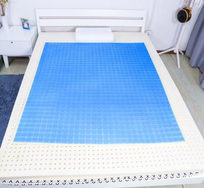 China Summer Waterproof Top PU High Quality Gel Pad Gel Folding Cooling Mattress for sale