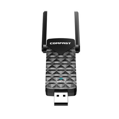 China Best Selling COMFAST CF-962AX Network Card USB WiFi Adapter Wifi6 1800Mbps USB 3.0 Desktop WiFi Protective Case for sale