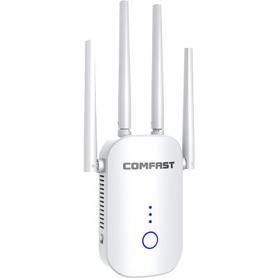 China Original Comfast CF-WR758AC WiFi Dual Band Signal Booster Repeater 1200Mbps WiFi Home Supplement Antenna Wireless Repeater for sale