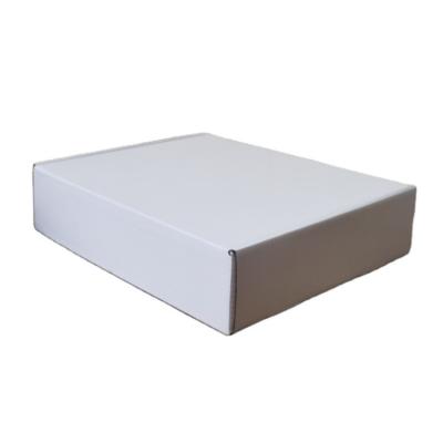 China Wholesale Recyclable White Folding Aircraft Box Corrugated Paper Packaging Mailing Mailer for sale