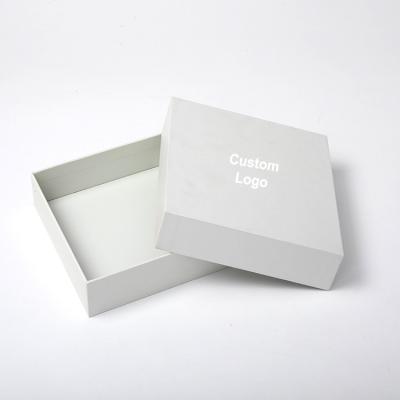 China Wholesale Recyclable Custom Luxury Cake Paper Cardboard Paper Boxes White Gift Packaging Rigid Craft Box for sale