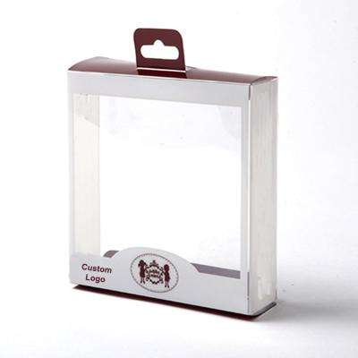 China High Quality Recyclable Transparent Custom Clear Custom Logo Folding Retail Packaging PVC / PET Plastic Box for sale