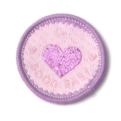 China Best Quality Custom Made Garment Accessories Sustainable Pink Cotton Woven Label Cute Woven Label For Clothing And Scarf for sale