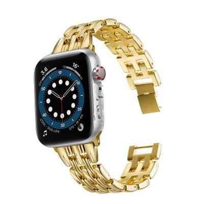 China 2022 Stainless Steel Armor Apple Strap Luxury Zinc Alloy Strap Smart Watch 1234567 Wholesale Price Get Goods 4 Colors Available For iwatch for sale