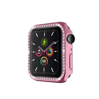 China TPU 2022 For Apple Watch, Bling Diamond Soft Waterproof PC Screen Protector Watch Cover Case for sale