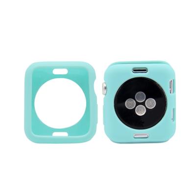 China New Silicone TPU Soft Case For Apple Watch 44mm 40mm Series 4 Smart Watch Case Cover Device For Apple Watch 38mm 42mm for sale