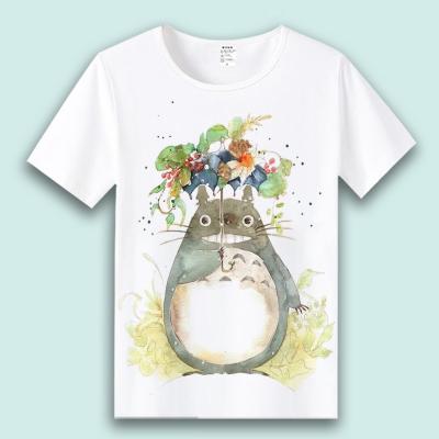 China 100%custom New Anime Cartoon Big Cat Anti-pilling T-shirt Children's High Quality Sleeve Women's Tops Short T-shirts Men's Print Quality for sale