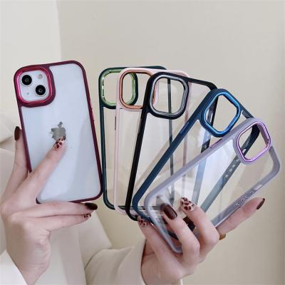 China 2022 Scratchproof Shockproof Hard Cover Plating Transparent Acrylic Mobile Phone Case For Samsung Galaxy A13 33 53 73 for sale