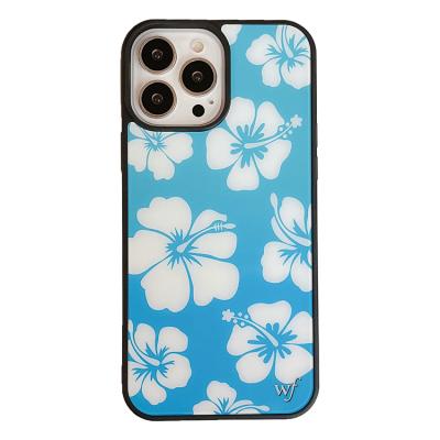 China High Quality Flowers Acrylic Phone Case For iPhone 13 12 11 Pro Mini X XR XS Max 7 8 Plus Phone Case Real Phone Size for sale