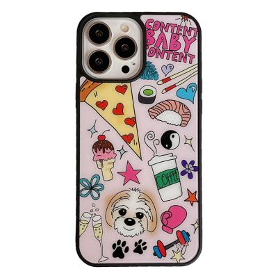 China Food Donut Ice Cream Macaron Case For iPhone8 Plus Xs Max High Quality Acrylic Cover For iPhone 11/12/13 Pro Max Se 2020 Real Phone Size for sale