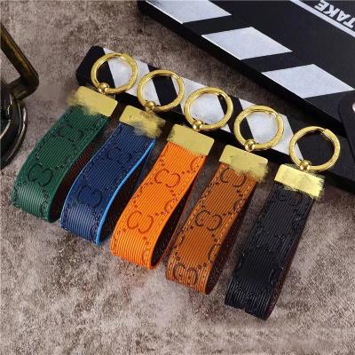 China Cute Luxury Custom Leather Accessories Rubber Key Chain G Key Chain Key Chain For Woman for sale