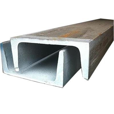 China Basics Price Cheap Price Cold Rolled U Channel Carbon Steel Tube Galvanized Steel U Bar for sale