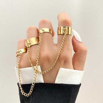 China Fashion CLASSIC Gold Thin Rings Set For Women ND2203131 Wholesale for sale