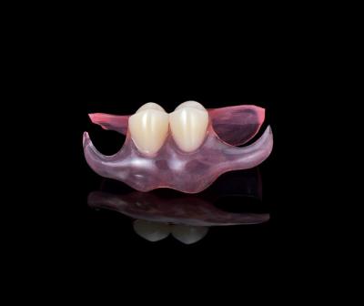 China Thermoplastic Resin Partial Denture Stain Resistant Flex Dental Partials for sale